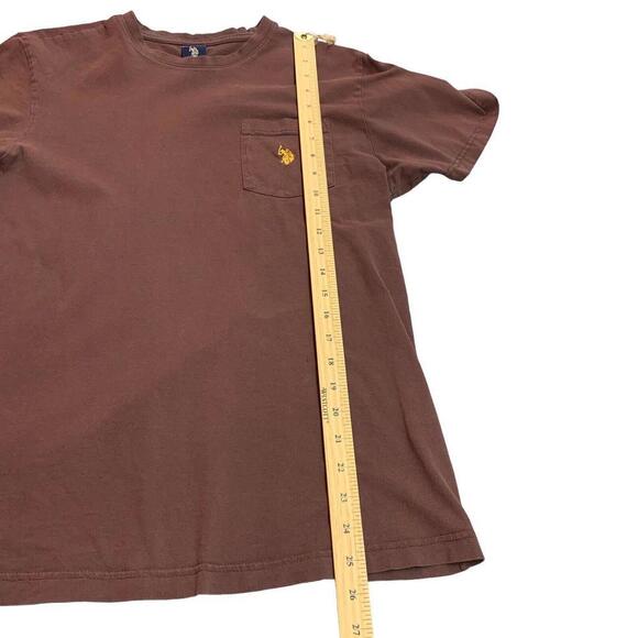 US Polo Association Mens Brown Short Sleeve Tee T Shirt Size Small​​ - Picture 7 of 7